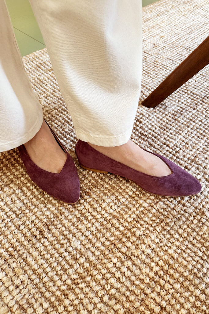 Ballerine Anniel suede amarena