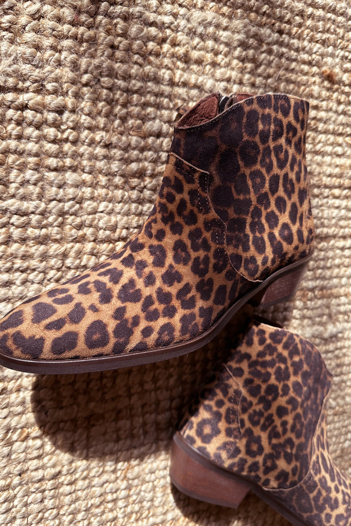 Stivaletti A.Copenhagen camoscio stampa leo