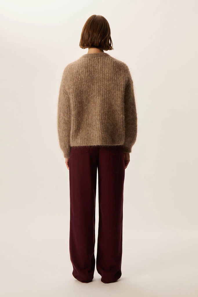 Cardigan Des Petits Hauts color tortora melange