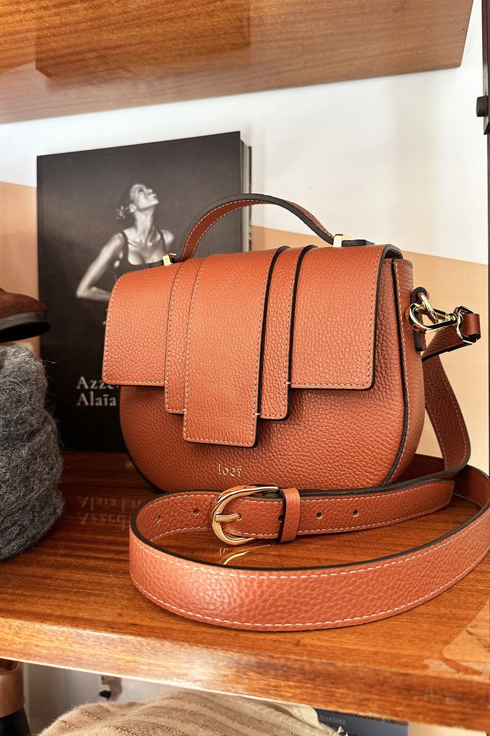 Borsa IOEF a mano o tracolla terracotta