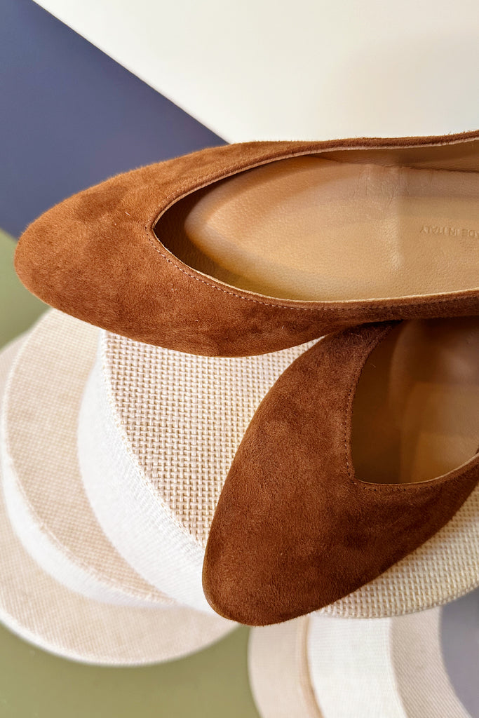 Ballerine Anniel suede cognac