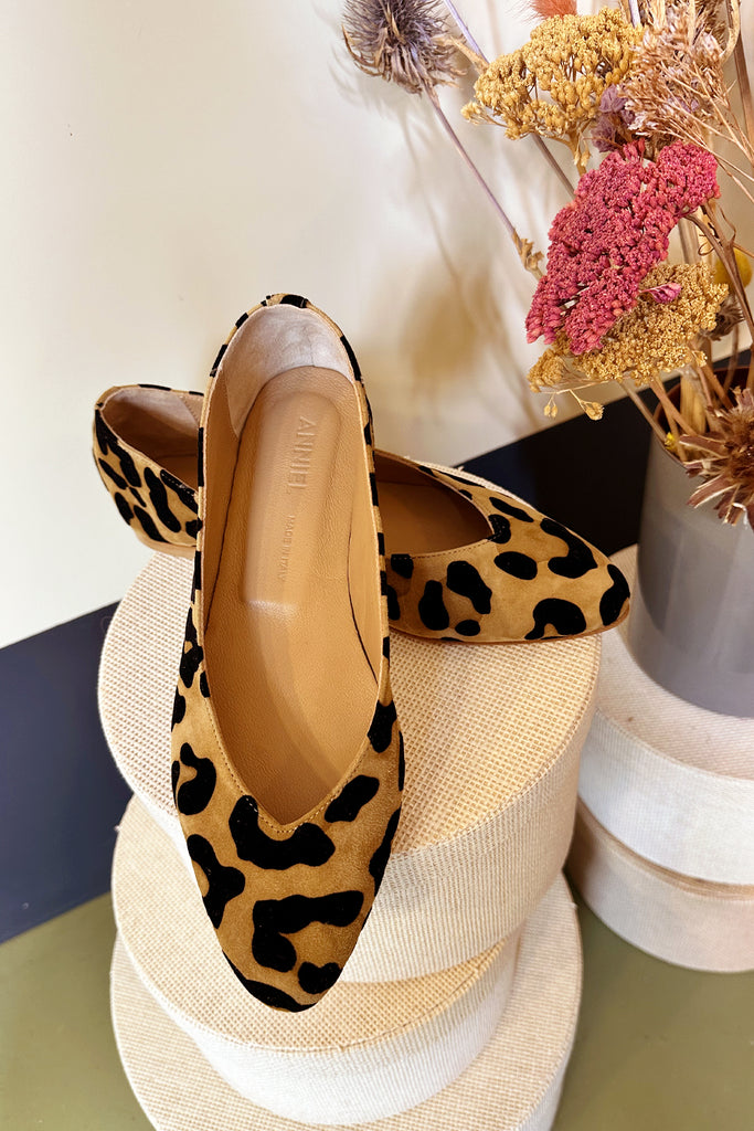 Ballerine Anniel suede leopard