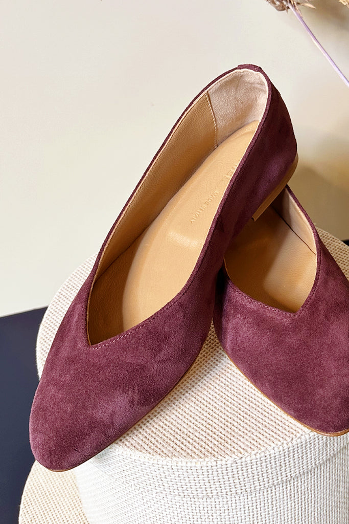 Ballerine Anniel suede amarena