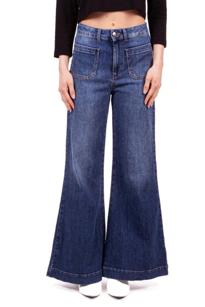 Pantaloni Cigalas denim h pocket palace zampa morbida