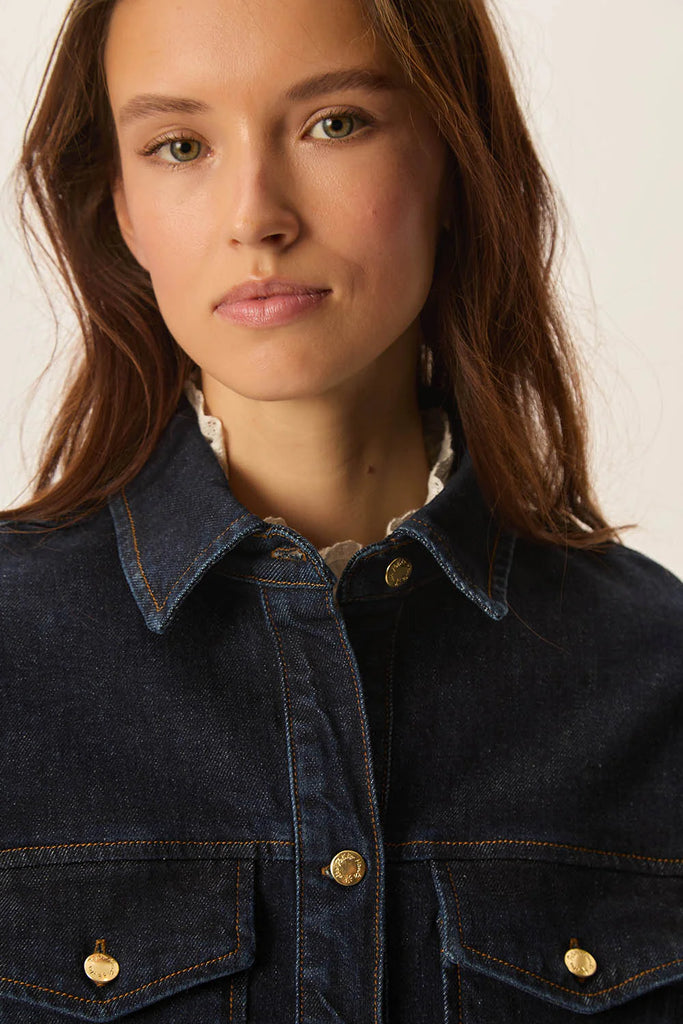 Abito Des Petits Hauts denim blu scuro