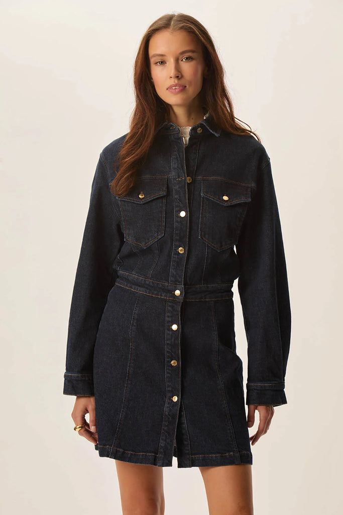 Abito Des Petits Hauts denim blu scuro