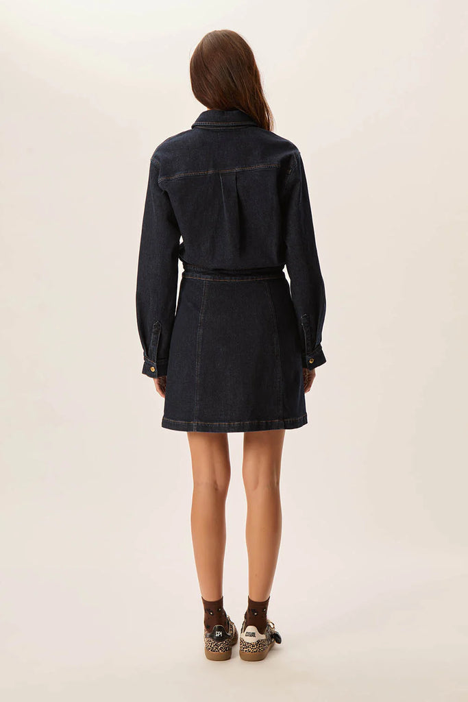 Abito Des Petits Hauts denim blu scuro