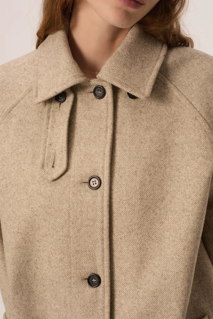 Cappotto Des Petits Hauts ecrù midi