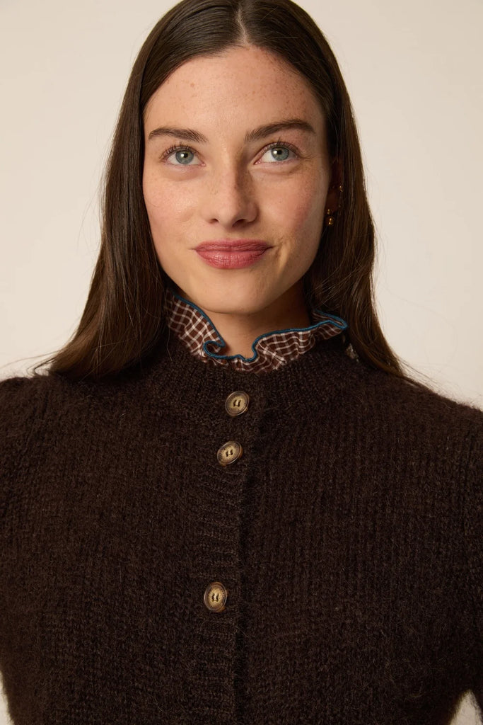 Cardigan Des Petits Hauts cioccolato
