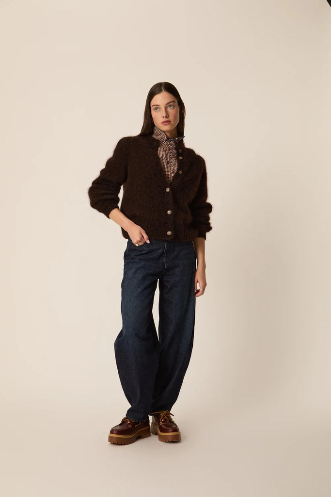 Cardigan Des Petits Hauts cioccolato