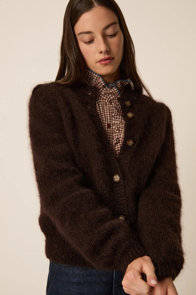 Cardigan Des Petits Hauts cioccolato
