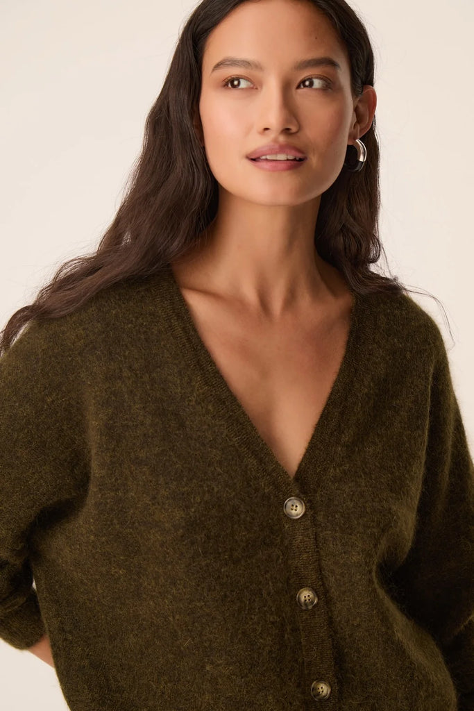 Cardigan Des Petits Hauts verde forest