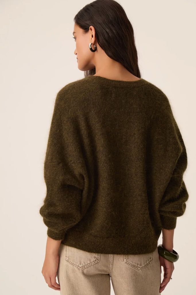 Cardigan Des Petits Hauts verde forest