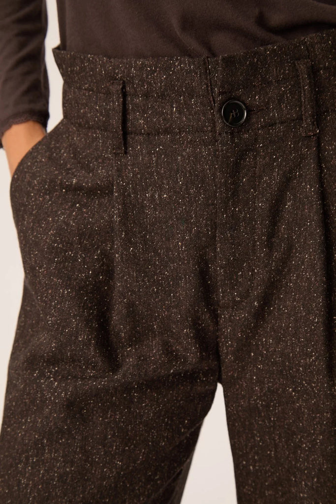 Pantaloni Des Petits Hauts cioccolato sale e pepe