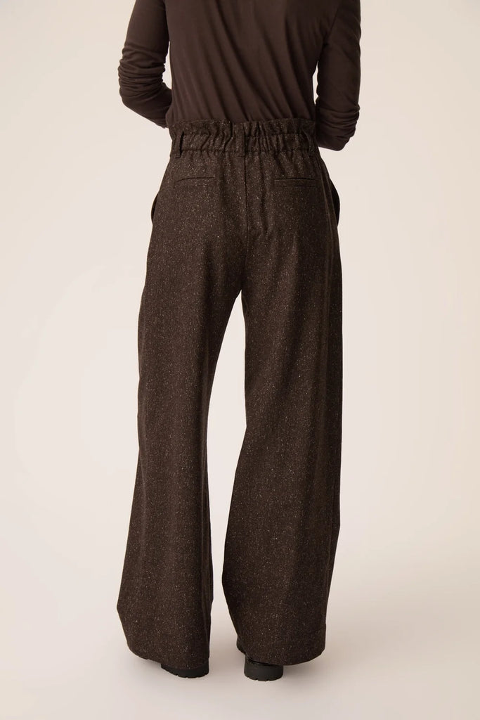 Pantaloni Des Petits Hauts cioccolato sale e pepe
