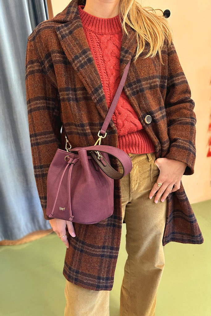 Cappotto Diega terracotta principe di galles