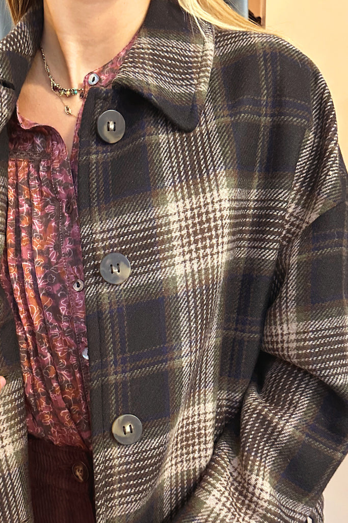 Cappotto Diega lungo principe di galles con cintura