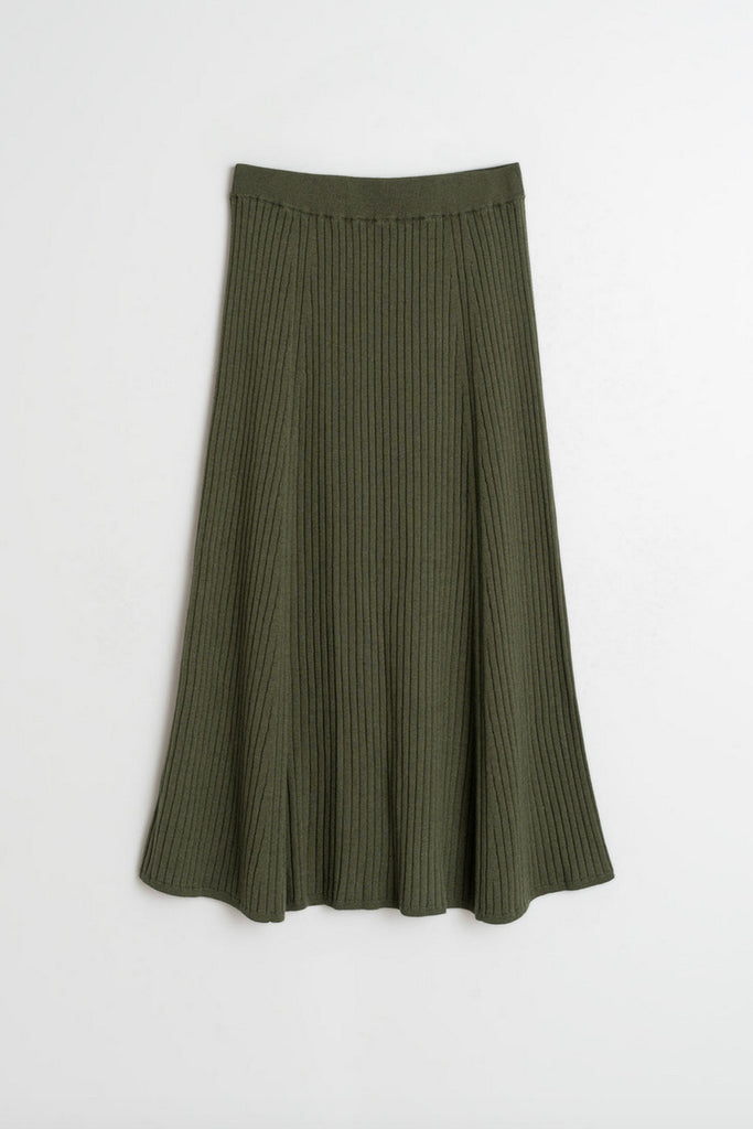 Gonna Indi and Cold in maglia verde