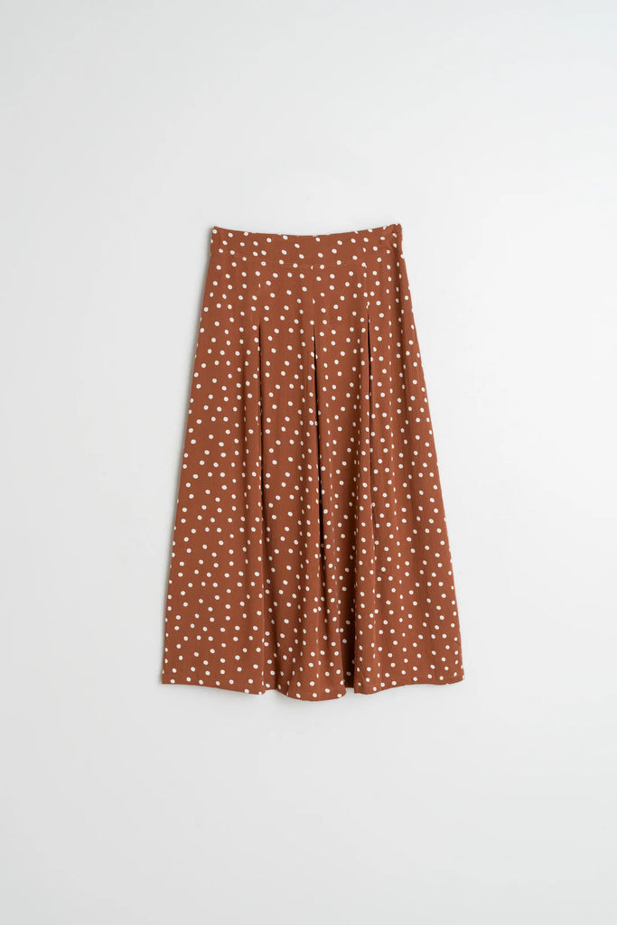 Gonna Indi and Cold terracotta pois panna