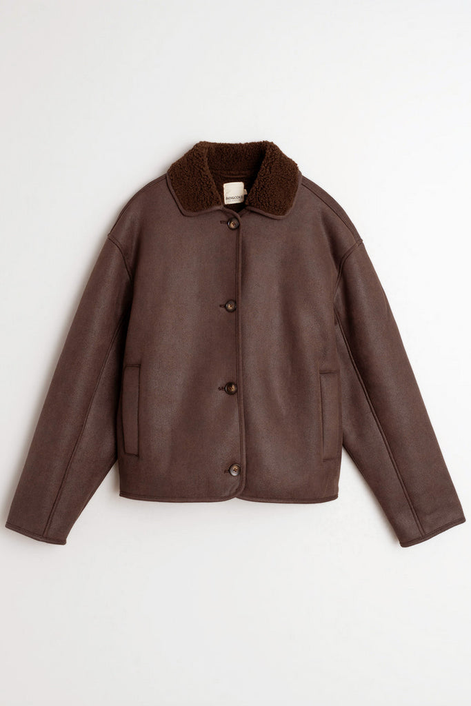 Eco Montone Indi and Cold color cioccolato