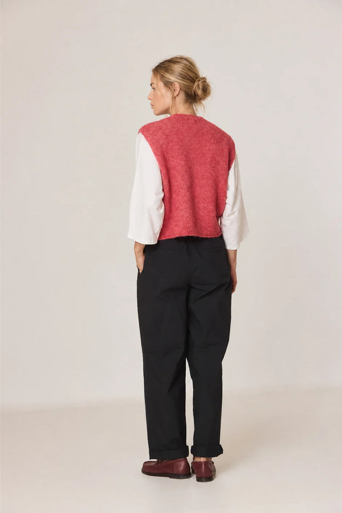 Gilet Indi and Cold rosa melange