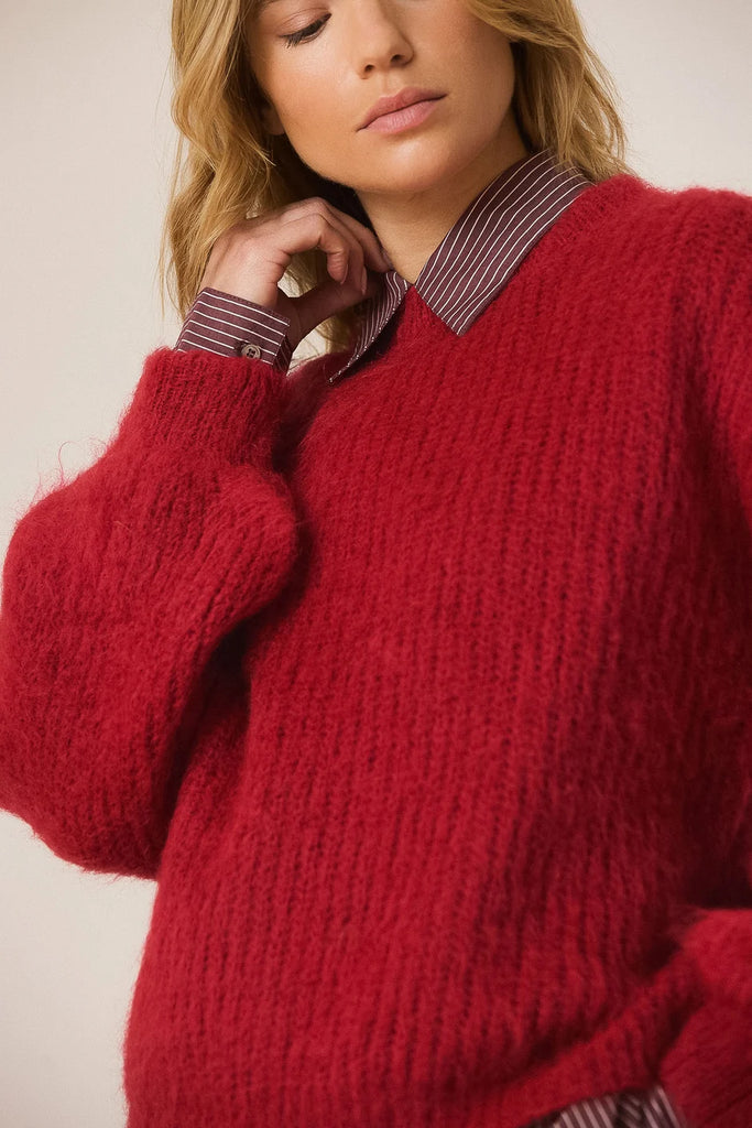 Maglione Indi and Cold red
