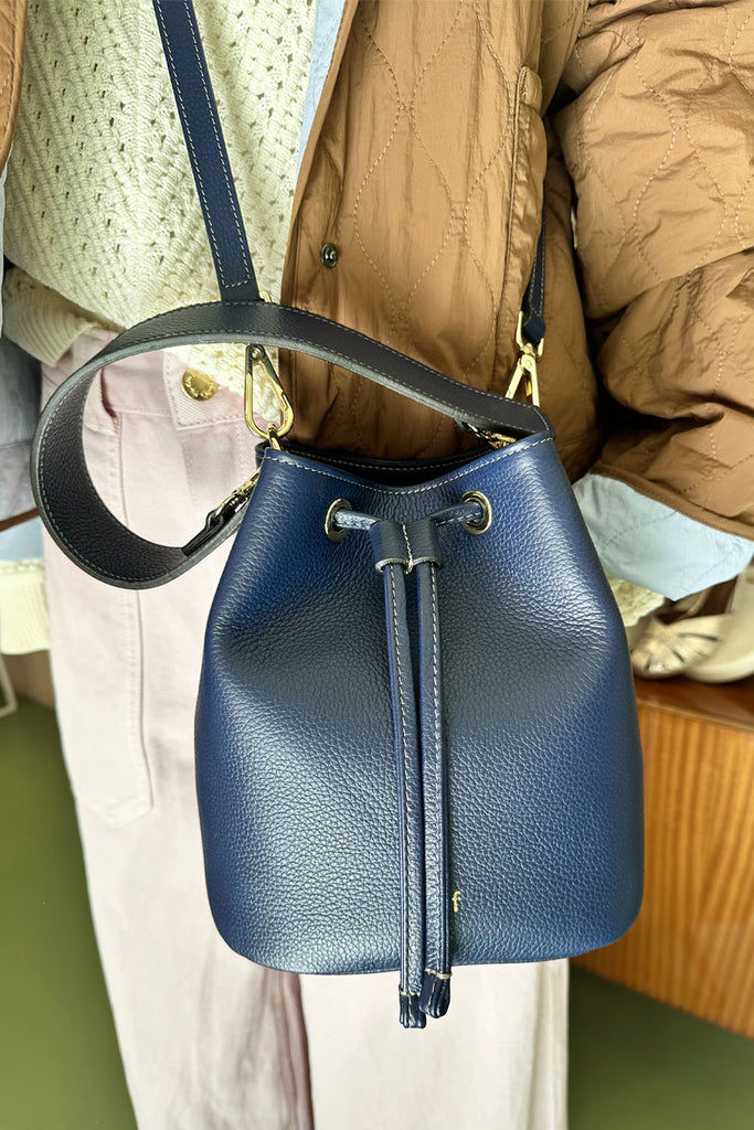 Borsa IOEF secchiello blu inchiostro