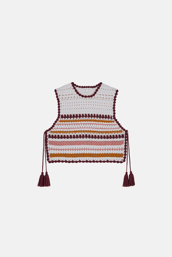 Gilet Louise Misha crochet multicolor