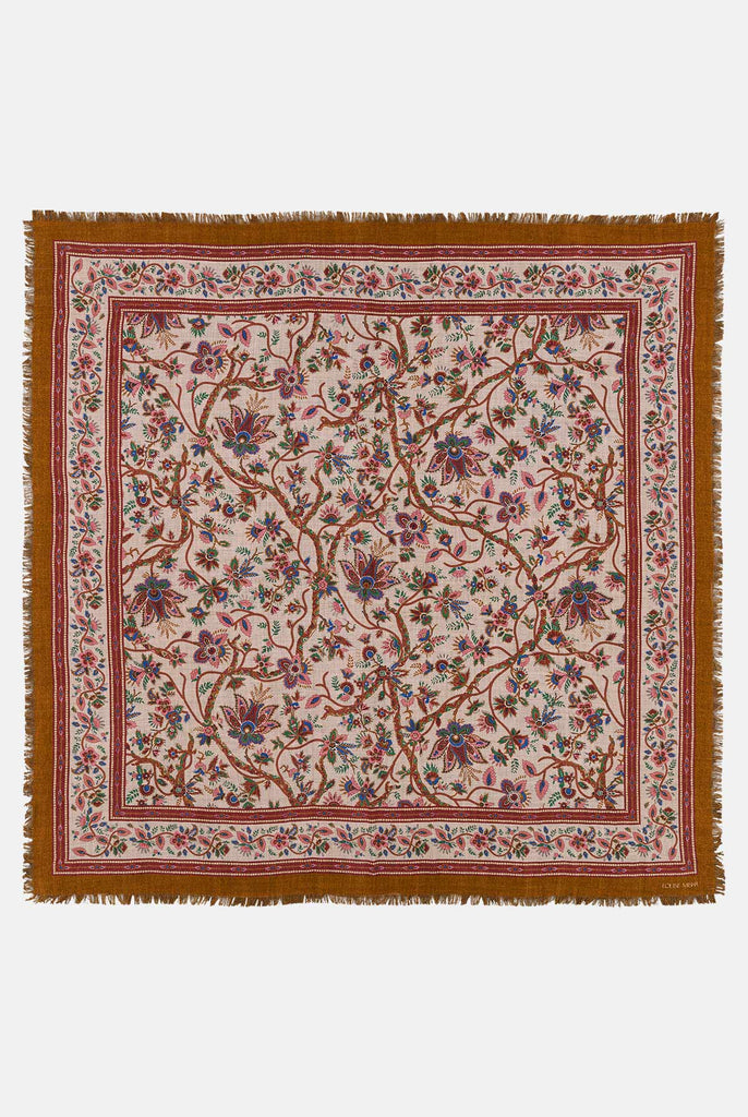 Sciarpa Louise Misha panna fiori autunnali