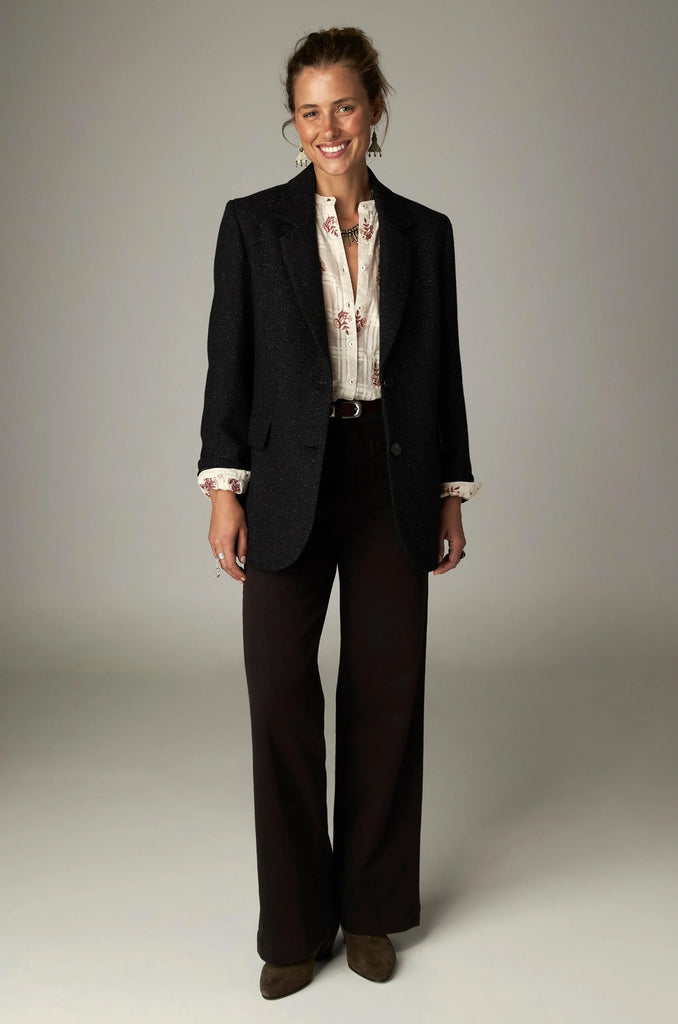 Blazer Maison Hotel nero sale e pepe multi