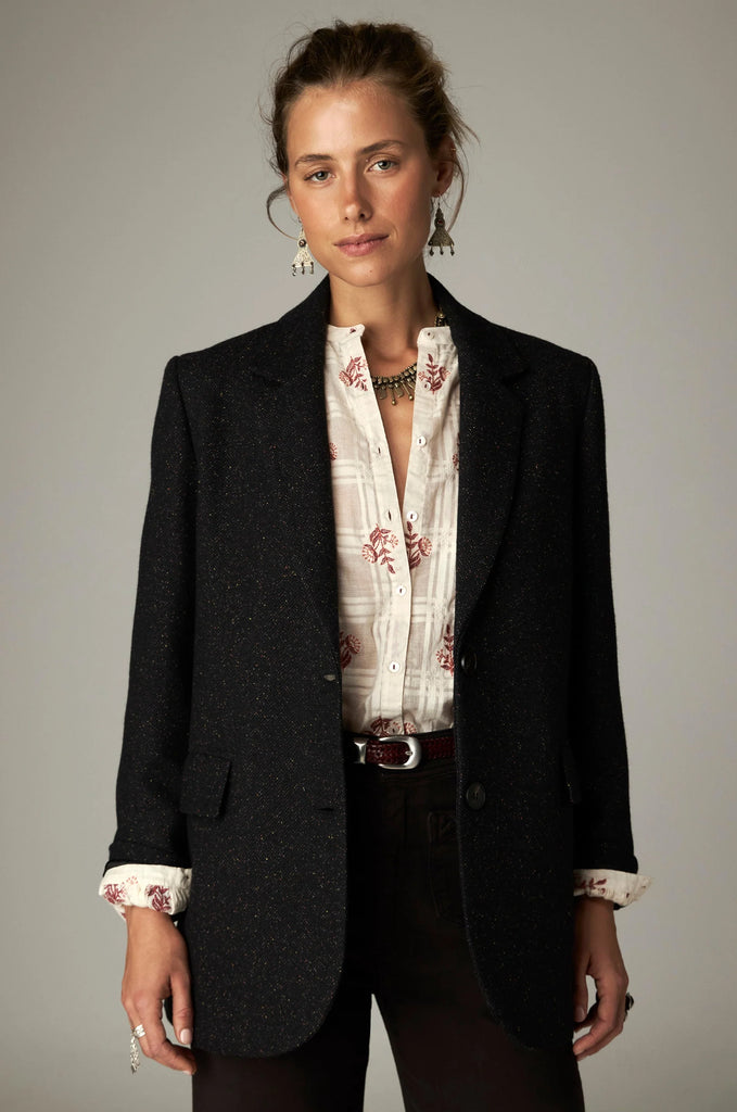 Blazer Maison Hotel nero sale e pepe multi