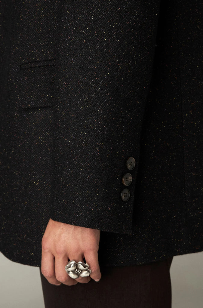 Blazer Maison Hotel nero sale e pepe multi