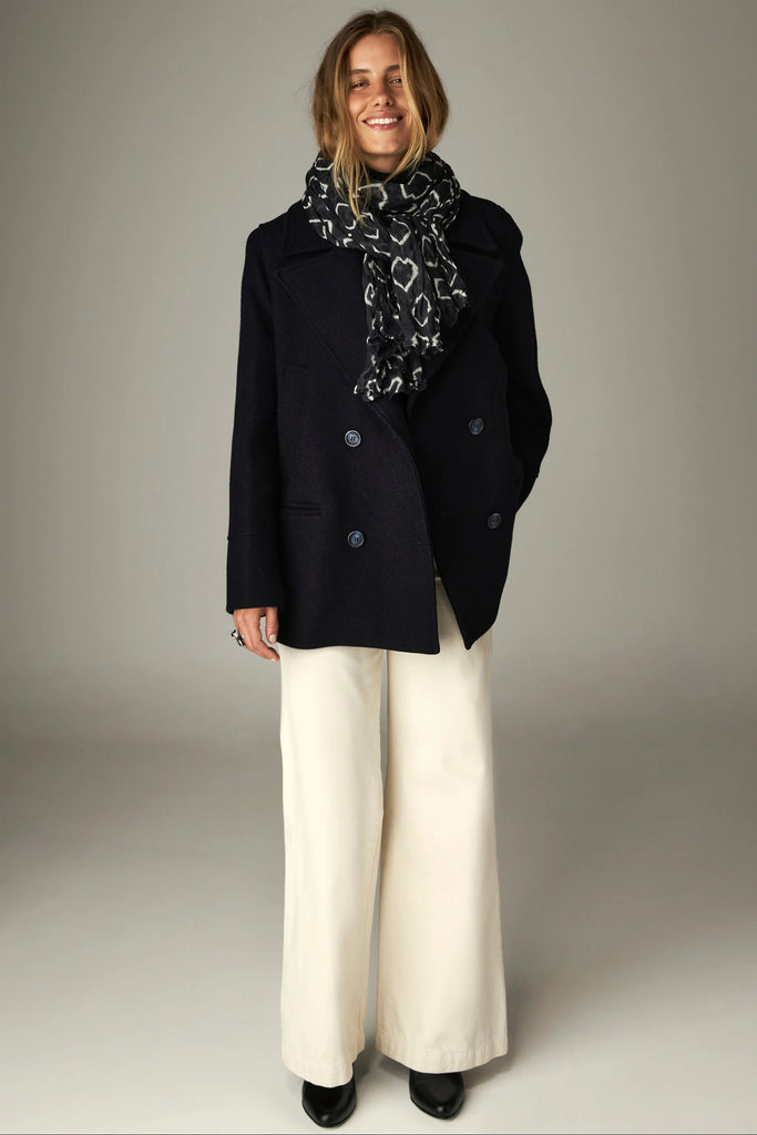 Cappotto Maison Hotel caban blu