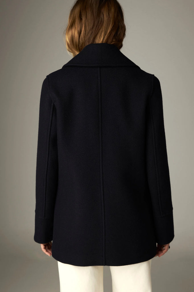Cappotto Maison Hotel caban blu
