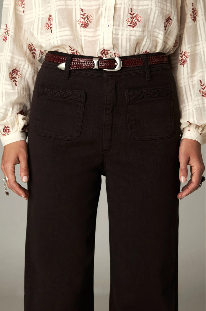 Pantaloni Maison Hotel brown 4 tasche