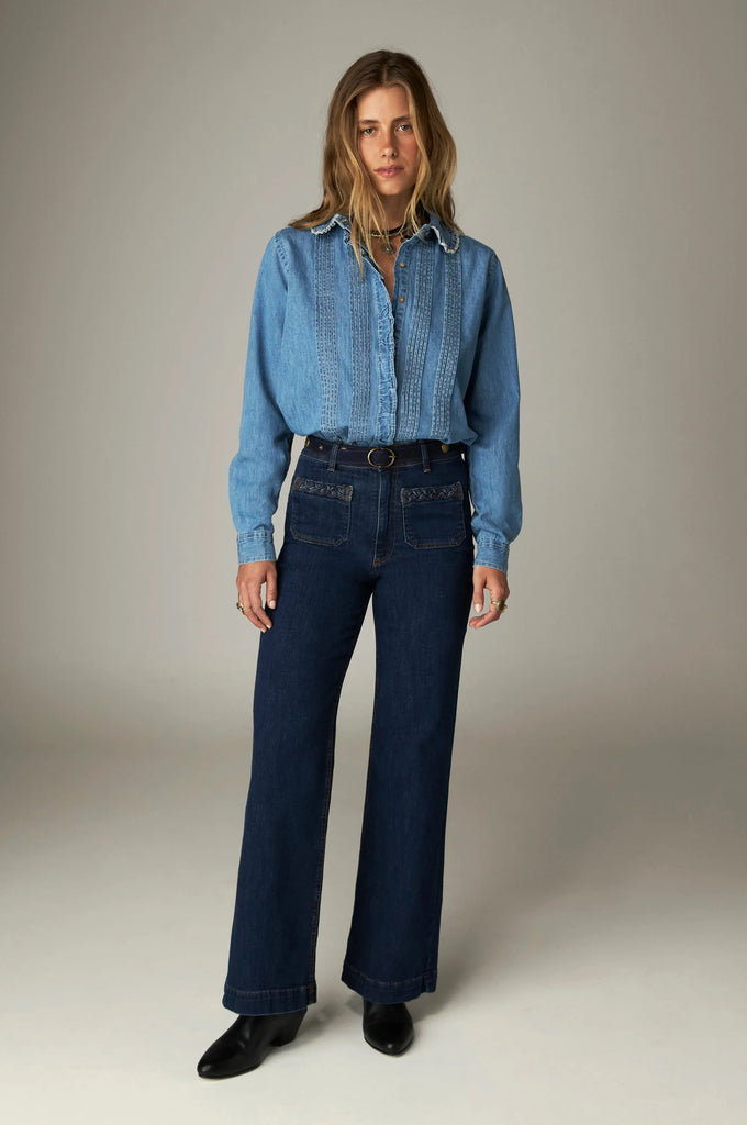 Pantaloni Maison Hotel denim 4 tasche