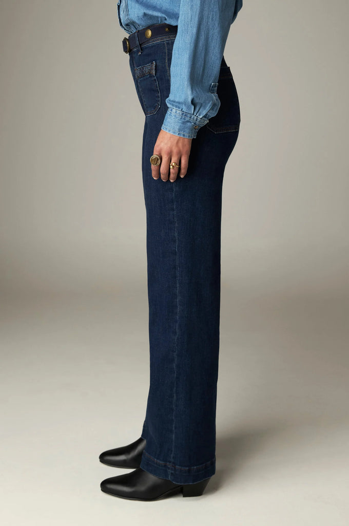 Pantaloni Maison Hotel denim 4 tasche