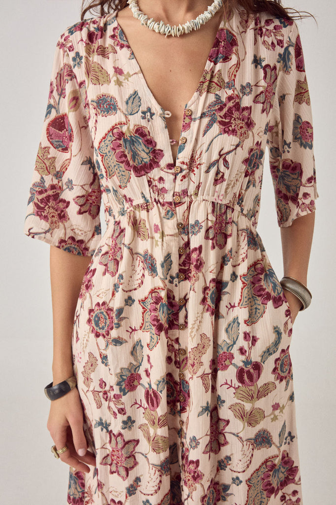 Abito Maison Hotel panna fiori wine