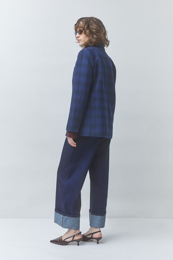 Blazer Suncoo principe di Galles bluette