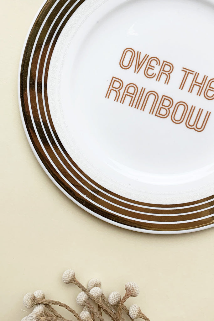 Piattino 'Over The Rainbow'